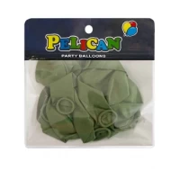 Шарики Pelican 10' (26 см)  винтажный зеленый авокадо, 10 шт/уп Зеленый Pelican (811066)