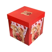 Коробка-бокс разборная 15 x 15 x 15см (12шт/уп) (303-2S)