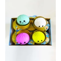 Сквиш 8,5см пельмень антистресс Dumpling цветной (712405)