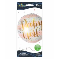 Шарик фольгированный Pelican, party baby girl, 45см Разноцветный Pelican (835220)