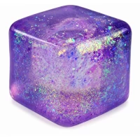 Игрушка-антистресс YabbaDabba Куб-сквиш с блестками, 5,5 х 5,5см (YD2520)