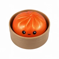 Сквиш пельмень 8,5см антистресс Dumpling металлик (712408)