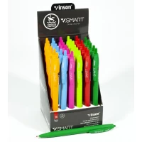 Ручка масляная синяя автомат Vinson Smart, soft touch (36шт/уп) Разноцветный Unison (R1) Ручка масляная синяя автомат Vinson Smart, soft touch (36шт/уп) Разноцветный Unison (R1)
