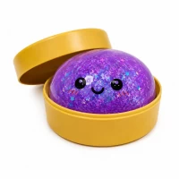 Сквиш пельмень 5,5см антистресс фосфорный глитер с прозрачными орбизами (712393) Сквиш пельмень 5,5см антистресс фосфорный глитер с прозрачными орбизами (712393)