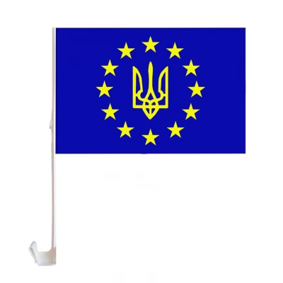 Флаг на боковое стекло авто 30 х 45см Желто-синий Unison (781032) Флаг на боковое стекло авто 30 х 45см Желто-синий Unison (781032)