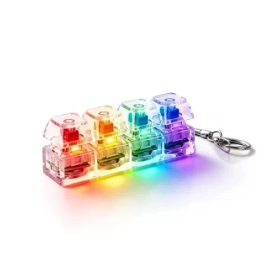Брелок кейкап-кликер 4 клавиши LED цветной в пластиковой упаковке (712105) Брелок кейкап-кликер 4 клавиши LED цветной в пластиковой упаковке (712105)