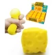 Сквиш антистресс Сыр Кубик 5.5cm Желтый, пена Unison (712371-1)