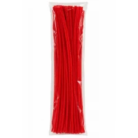 Синельная проволока, 300 х 6мм, красный, 100 шт (C30148-T06)