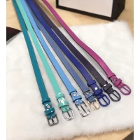 Ремень женский узкий 1,5 см цветной