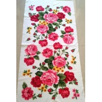 Полотенце велюр для лица Цветок 50 x 90 см, в ассортименте 