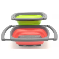 Дуршлаг Силиконовый Складной Прямоугольный 1979