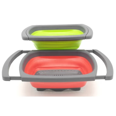 Дуршлаг Силиконовый Складной Прямоугольный 1979