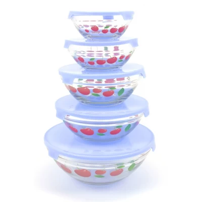 Набор Емкостей Для Хранения (5 Шт) Стекло 0121 G