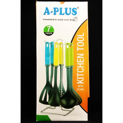 Кухонный Набор 7 Предметов С Дерев. Ручками A-PLUS 0227