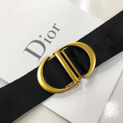 Ремень женский DIOR тканевой 4,5 см