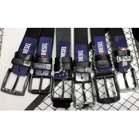 Ремень джинсовый DIESEL кожаный 4 см