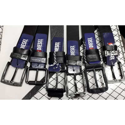 Ремень джинсовый DIESEL кожаный 4 см