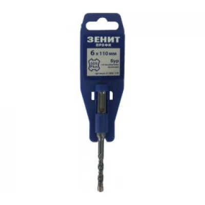 Бур SDS PLUS Зенит Профи 6x110 мм (21006110)