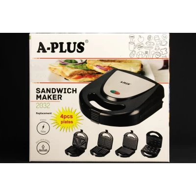 Сендвичница (Бутербродница-Гриль) 750 Вт A-PLUS 2032 Сендвичница (Бутербродница-Гриль) 750 Вт A-PLUS 2032