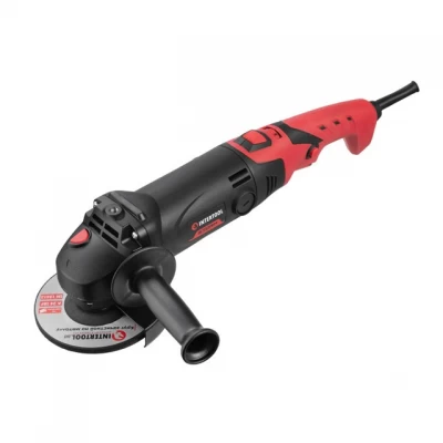 Шлифмашина угловая 1200Вт, диаметр круга 125мм, 5000-12000 об/мин, поворотная рукоятка INTERTOOL WT-0225 Шлифмашина угловая 1200Вт, диаметр круга 125мм, 5000-12000 об/мин, поворотная рукоятка INTERTOOL WT-0225