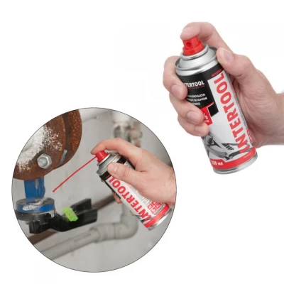 Смазка проникающая универсальная, аэрозоль 200 мл INTERTOOL FS-4020