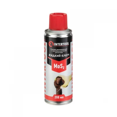 Смазка проникающая "Жидкий Ключ", аэрозоль 200 мл INTERTOOL FS-4120