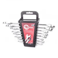 Набор ключей комбинированных Intertool HT-1202 8 предметов 8-19 мм