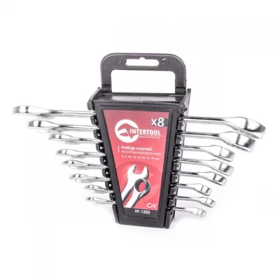 Набор ключей комбинированных Intertool HT-1202 8 предметов 8-19 мм