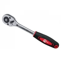 Рукоятка с храповым механизмом на 45 зубов 1/4'' Cr-v INTERTOOL HT-2117