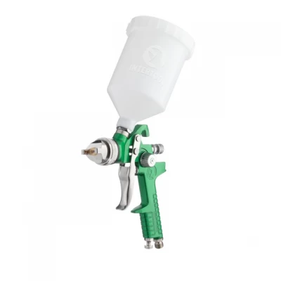 Краскопульт пневматический HVLP, форсунка 1.3мм, верхний пластиковый бачок 600мл, 3бар INTERTOOL PT-0117 Краскопульт пневматический HVLP, форсунка 1.3мм, верхний пластиковый бачок 600мл, 3бар INTERTOOL PT-0117