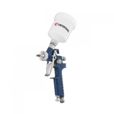 Краскопульт пневматический HVLP MINI, форсунка 1.0мм, верхний пластиковый бачок 125мл., 3бар INTERTOOL PT-0121 Краскопульт пневматический HVLP MINI, форсунка 1.0мм, верхний пластиковый бачок 125мл., 3бар INTERTOOL PT-0121