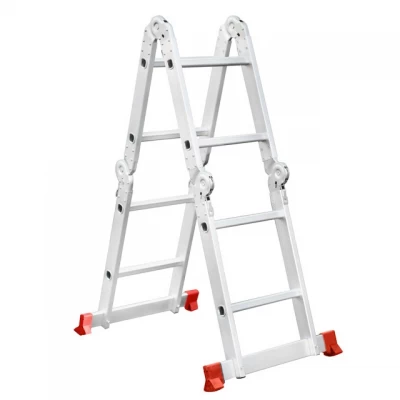 Лестница алюминиевая мультифункциональная трансформер 4*2 ступ. 2.50м Intertool LT-0028 Лестница алюминиевая мультифункциональная трансформер 4*2 ступ. 2.50м Intertool LT-0028