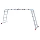 Лестница алюминиевая мультифункциональная Intertool (Интертул) LT-0029
