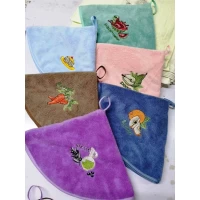 Полотенце кухонное микрофибра с петелькой 45x45 см