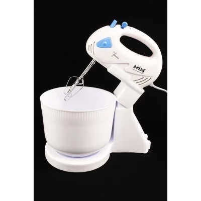 Миксер С Чашей 7 Скоростей + 4 Насадки 300 Вт/2 Л A-PLUS 1557