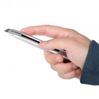 Нож металлический усиленный, 9 мм INTERTOOL HT-0509