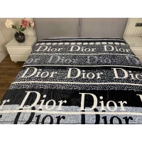 Плед микрофибра полированный Брендовый Dior (200*220)	