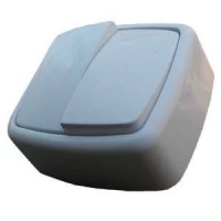 Выключатель двойной наружный А2 без дна 10А-144 Полтава 