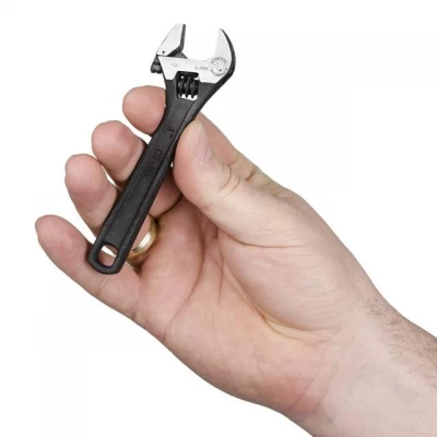 Ключ разводной 100мм, Cr-V, черный, фосфатированный, INTERTOOL XT-0054 Ключ разводной 100мм, Cr-V, черный, фосфатированный, INTERTOOL XT-0054