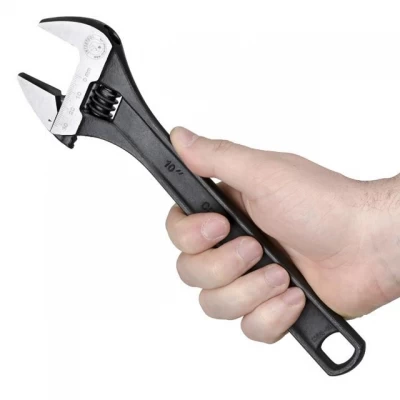 Ключ разводной 250мм, Cr-V, черный, фосфатированный, INTERTOOL XT-0060 Ключ разводной 250мм, Cr-V, черный, фосфатированный, INTERTOOL XT-0060