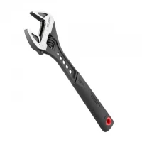 Ключ разводной 250мм кованный, рукоятка TPR, HRC 40-50, Cr-V STORM INTERTOOL XT-0080