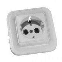 Розетка одинарная внутренняя евро РС 16А-251 Полтава 