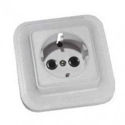 Розетка одинарная внутренняя евро РС 16А-251 Полтава Розетка одинарная внутренняя евро РС 16А-251 Полтава