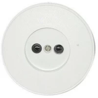 Розетка одинарная круглая внутренняя на керамике Харьков