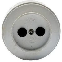 Розетка одинарная наружная круглая 10А 250В Харьков
