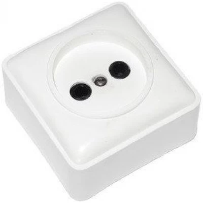 Розетка одинарная наружная РА1 керамика Харьков Розетка одинарная наружная РА1 керамика Харьков