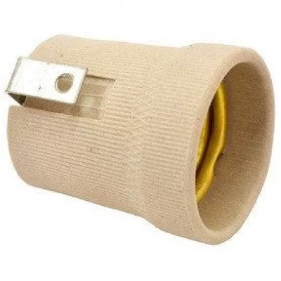 Патрон керамический Е27 с планкой Китай