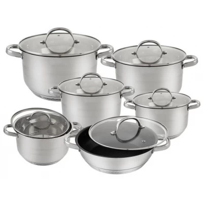 Набор посуды Edenberg глубокой сковородой-сотейником EB-2120 - 12 пр