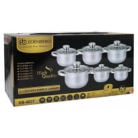 Набор кастрюль Edenberg EB-4037 - 12 предметов
