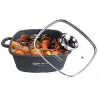 Сотейник квадратный с крышкой Edenberg EB-8113 - 4.4л/24см 